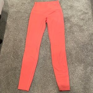 Coral Lulu lemon leggings